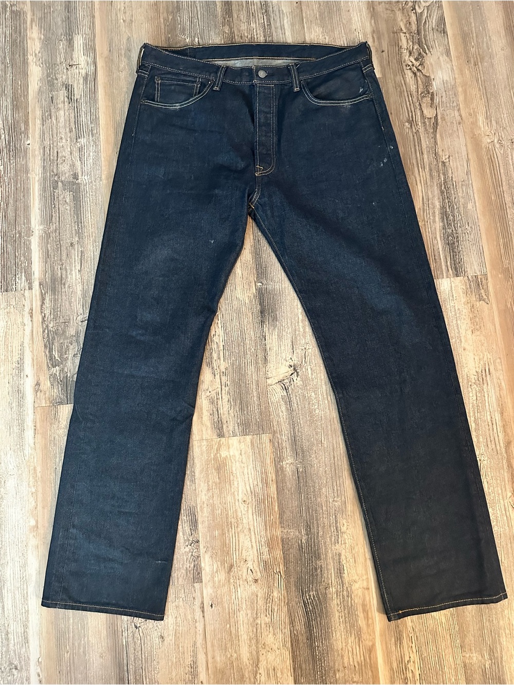 LEVI’S Men's Dark Blue Straight-Leg Jeans